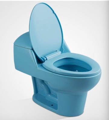 China Double-flush SR-1005 WC S Trap Ceramic Blue One Piece WC Chinese Toilet Free Trial Cost 08615689156892 for sale