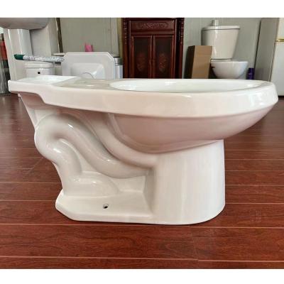 China Double-Flow White Standard Size Oval Toilet Bowl for sale