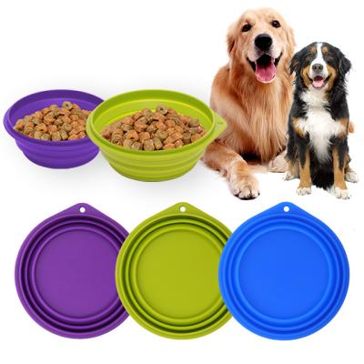 China New arrival eco friendly price customized soft unbreakable dog food silicone bowl for sale