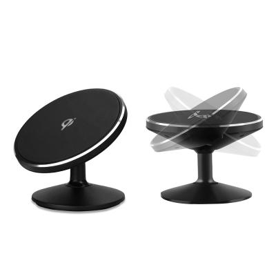 China 2021 New Tech Magnetic Suction Wireless Charger Stand 15W Qi/KC Qi-enabled Desk Stand Designed Specifically for iPhone 12/Pro/Max for sale