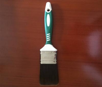 China Natural Wood Handle Synthetic Filament Paint Brush For Painting for sale