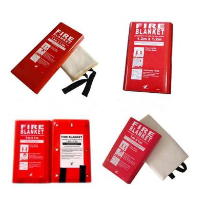 China 1.8m*2m 100% Fiberglass Fire Blanket Fire Resistant Blanket For Welding for sale