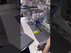 Automatic sewing machine for parts pocket facing  special sewing machine