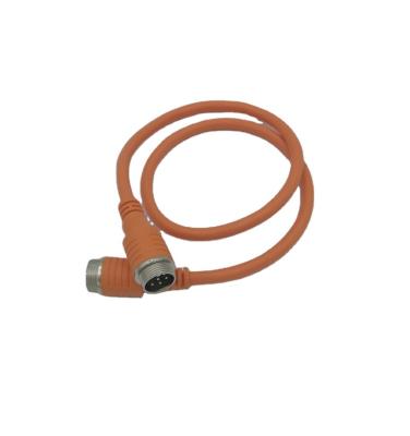 China Cable 2 3 4 5 8 12 17 Male Female Pin Overmolded Extension Power Industrial Automation M16 M12 Sensor Circular Connector Code Coding Waterproof Custom for sale