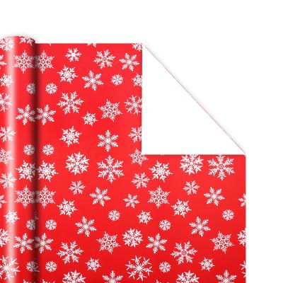 China New Design 50*76cm/Sheet Christmas Gift Wrapping Paper Disposable Bond Paper Sheet for sale