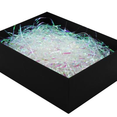 China 20g/Bag Waterproof Bursting Paper Decorative Soft Plastic Raffia Shredded Paper Gift Box Cosmetic Basket Filler for sale