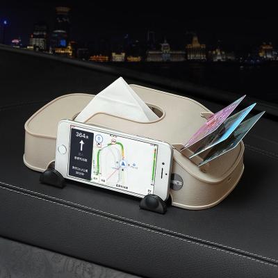 China Car Household Mobile Phone Holder Card Holder Tissue Box for sale