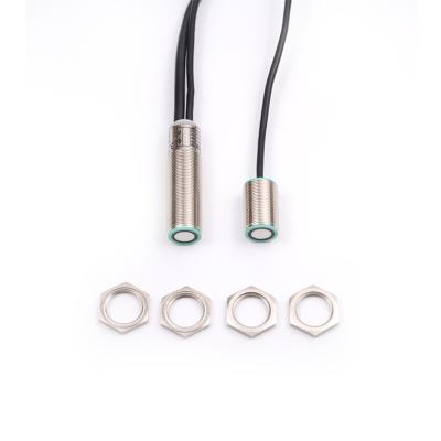 China 20-60mm BXuan Double Sheet Brass Nickel Plated Sensor UDCX-18GM-400-3E2 Ultrasonic Transducer for sale