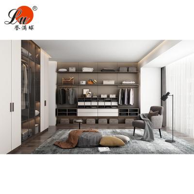 China Wardrobe (Others) Bedroom Wardrobes Wardrobes Doors White Modern White Adjustable Bedroom Wardrobe Cabinets Wood Wardrobe Cabinets for sale