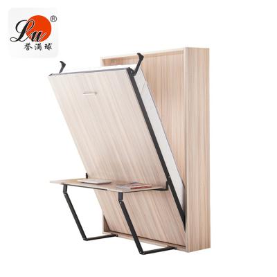 China Stable Quality And Rich Experience QC In Oversea Projects Modern Simple E Store Folding Away Bed Design Bedroom Wall Mounted Wooden Folding Bed for sale