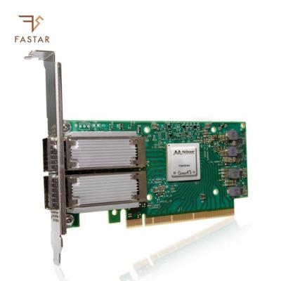 China Server QSFP28 PCle3.0 x16 VPI MCX556A-ECAT Dual Port Adapter Card Network Interface Card For NVIDIA Mellanox for sale