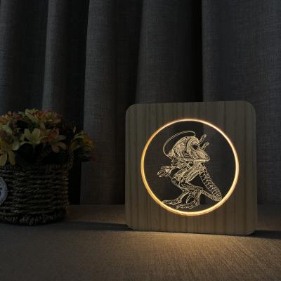 China Wholesale Eco-friendly Kid Multi Color Light Table Lamp 3d Usb Led Night Light, Child Table Lamp With Night Light for sale