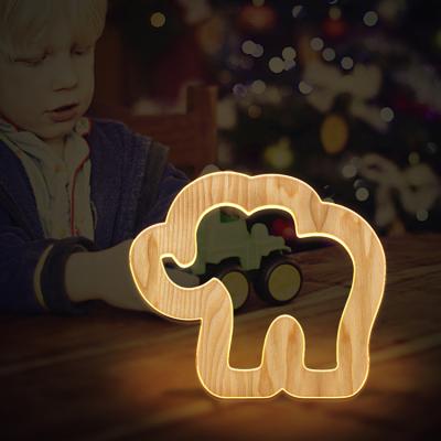 China 3d Series Cute Gift Animal Wooden Led Night Light Child Lamp, Animal Night Light For Kid for sale