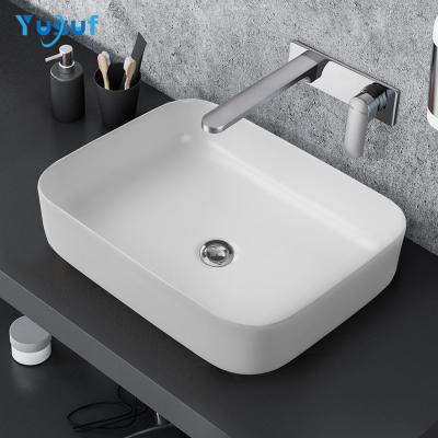 China Wholesale Hot Selling Easy Clean Bathroom Basin Ceramic Sink Wash Basin For Hotel for sale