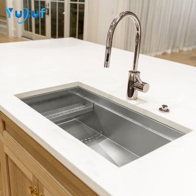 China With Faucet Custom Size Single Bowl Kitchen Sink With Attachments for sale