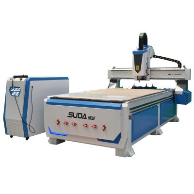 China MDF ACRYLIC ALUMINUM WOOD SUDA New Design Cnc Engraver 3D Wood Carving Machine ATC CNC Router 1325 for sale