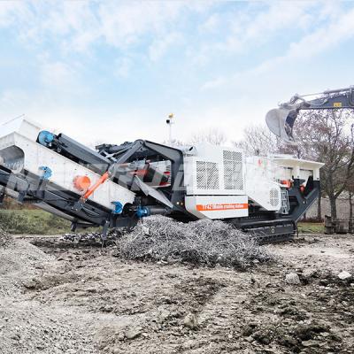 China New Construction Coal Plant Concrete Crawler Tracked Asphalt Rock On Mobile Impact Crusher Machine for sale