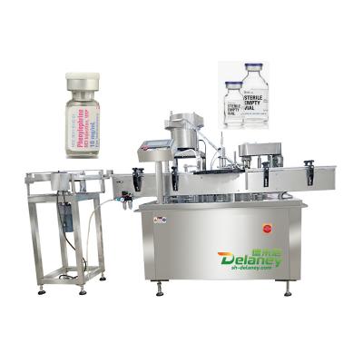 China Machinery & Hardware GMP standard scada software factory direct aseptic 2 heads 4 heads plunger pump with CIP SIP vial filling machine for sale