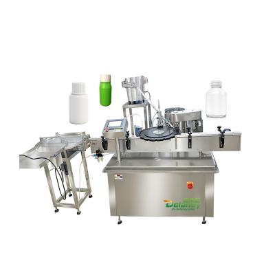 China Machinery & Hardware customize small plastic glass  bottle factory direct supply 2D 3D automatic vial filling and capping machine for sale