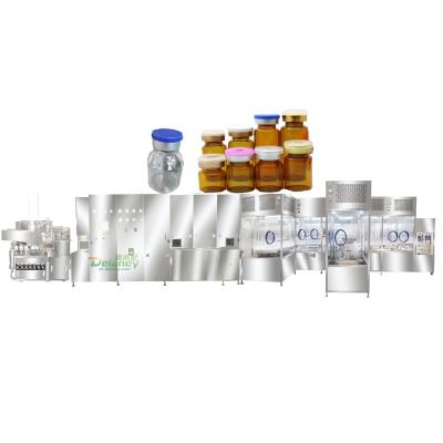 China Machinery & Hardware aseptic vial filling line GMP standard FDA certificate CE ISO9001 vial filling machine poultry vaccination equipment for sale