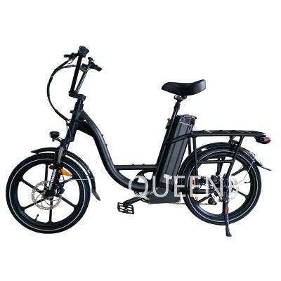 China Aluminum Alloy Design QUEENE/New Delivery 20 Inch Electric Bike Scrambler Cargo Bike Electric Bicycle For Sale for sale