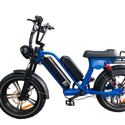 China Aluminum alloy Queene/dual suspension bicycle 750w 25AH warehouse battery ebike European fat tire electric bike for sale