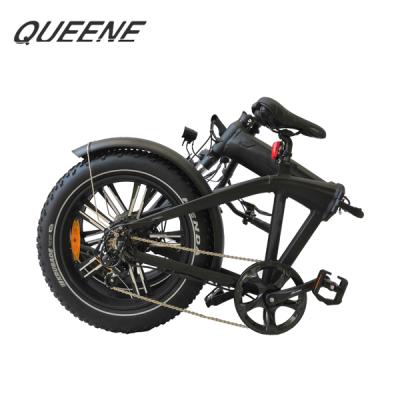 China QUEENE/High 48V lithium battery hub motor powerful rear tire mountain standard electric bicycle for sale