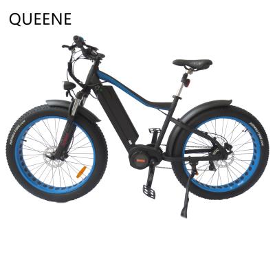 China 2018 bafang mid drive luxury electric fat tire bike /electric bicycle /mountain bike with CE for sale