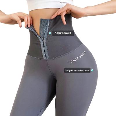 China Wholesale New Antibacterial Fitness Sweatpants, High Waist, Breasted Belly, Body Shaping Yoga Pants, Tight Stretch Working Pants for sale