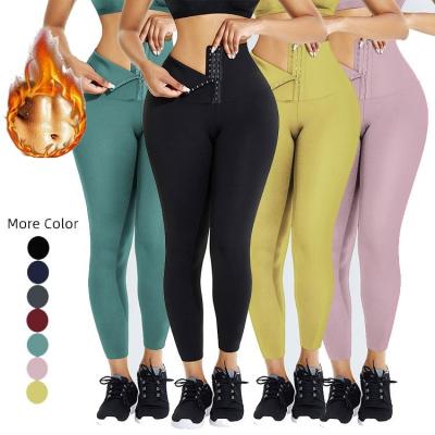 China Yoga Pants Body Women Pants Yoga Tummy Control Waist Top Sauna Waist Trainer Leggings Tight Shapewear Antibacterial Shaper Corset Legging for sale