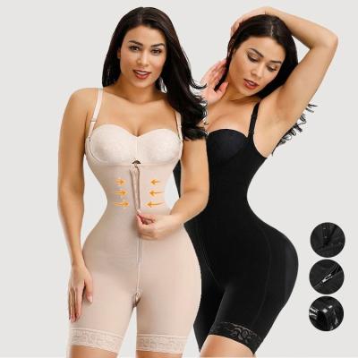 China Antibacterial Custom Logo Tummy Control Butt Lifter Slimming Body Shaper For Women One Piece Shapewear for sale