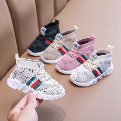 China Autumn Boys and Girls Breathable Socks Shoes, Baby Fly Knit Shoes, Children's Baby Toddler Breathable Shoes for sale