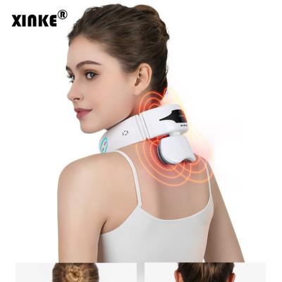 China 2021 Baseus Sunshade Finishing Touch Flawless Cutout LGG Roller 3D Heating Portable Remote Control Electric Neck Pain Neck Massager for sale