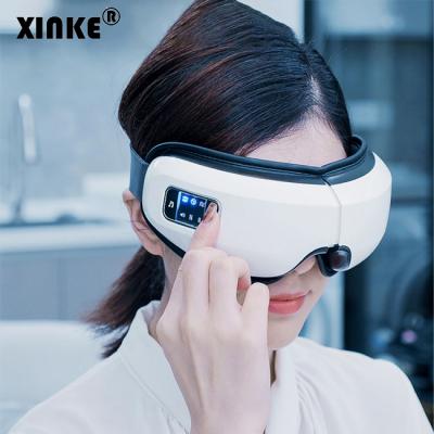 China LGG Airbag Bluetooth Vibration Heating Roller Eye Massager 4d Hot Electric Smart Airbag Vibration Eye Massager Eye Care In for sale