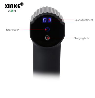 China LGG 2021 lcd screen fabric percussion muscle massager dropshipping gun rechargeable mini baseus parasol finishing touch flawless cutout for sale