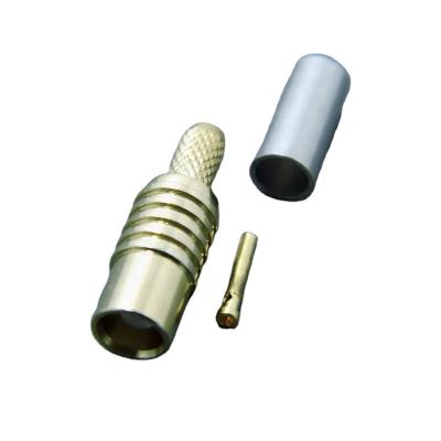 China RF Coaxial RF Jack Crimp MCX Female Connector For RG316 RG174 Cable for sale