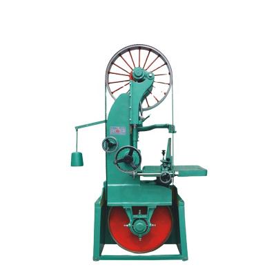 China VERTICAL High Efficient Portable Vertical Wood Band Saw , Wood Cutting Band Saw Machine for sale