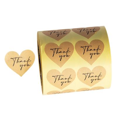 China Customized Thoughtful Color Thank You Adhesive Stickers Label Printing Thank You For Your Purchase Stickers for sale