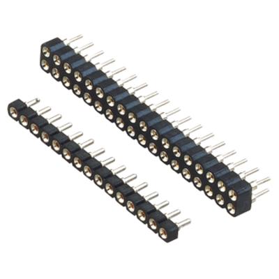 China audio & Straight Type Video 2.54mm Machine Pin Socket Single / Double Row for sale