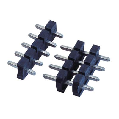 China audio & Video 5.08mm pin header, single row, straight type header double row pin for sale