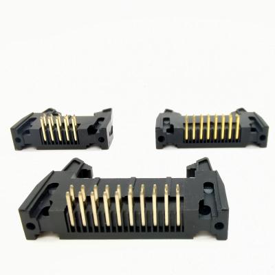 China SMT Golden Flash PA6T Right Angle Ejector Header Connector Good quality1.27mm 2.0mm 2.54mm automotive hot launch for sale