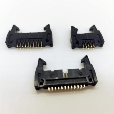 China 1.27 /2.00 /2.54mm IDC Box Header Connector Automotive Connector SMT / Straight / PCB Right Angle Type for sale