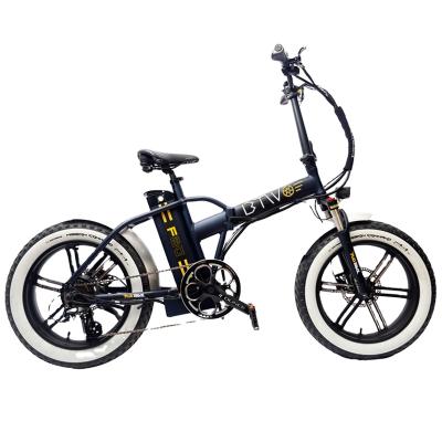 China Aluminum Alloy Fat Tire Folding Ebike E Bike Electric Folding Fat Bike With En15194 e Bike Motor 48v 1000w for sale