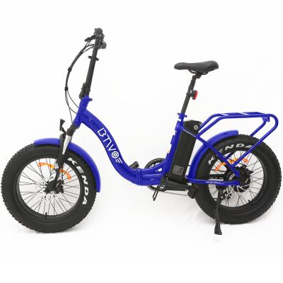 China Aluminum Alloy 20inch Folding Electric Bike Fat Tire E Bike China Made Electric Bicycle for sale