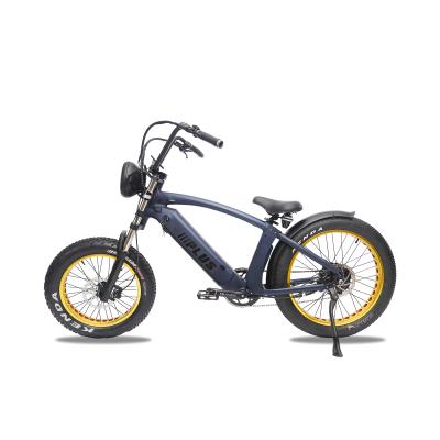 China 48v alloy e bike e bike bicycle lcd display fat tires aluminum super powered foldable woemen beach cruiser for sale