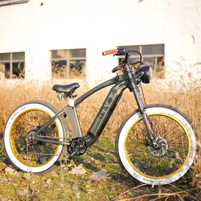 China High Quality Aluminum Alloy Fat Tire Full Suspension 7 Speed ​​26