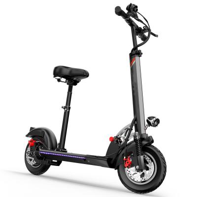 China Unisex Aluminum Alloy Frame Long Range Power 80KM Lithium Battery Chargeable Off Road Electric Scooter With Seat for sale