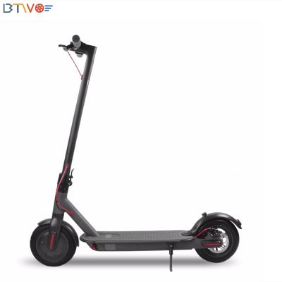 China Unisex Long Range 36V350W Disc Brake LCD Display Solid Tire At The Electric Door Delivery Foldable Scooter For Adults for sale