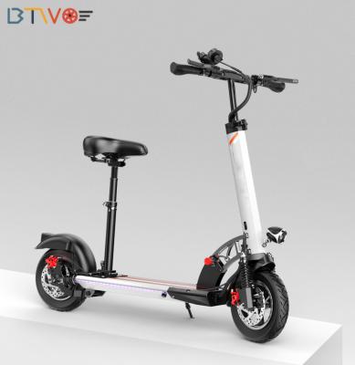 China Factory price 400W/500W hub motor unisex power 10 inch waterproof 2 wheel seat portable electric scooter for sale for sale