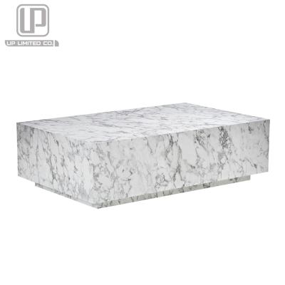 China Can Be Customized Custom High End Living Room Furniture Set Italian Modern Design Marble Tea Table Rectangle Coffee Tables for sale